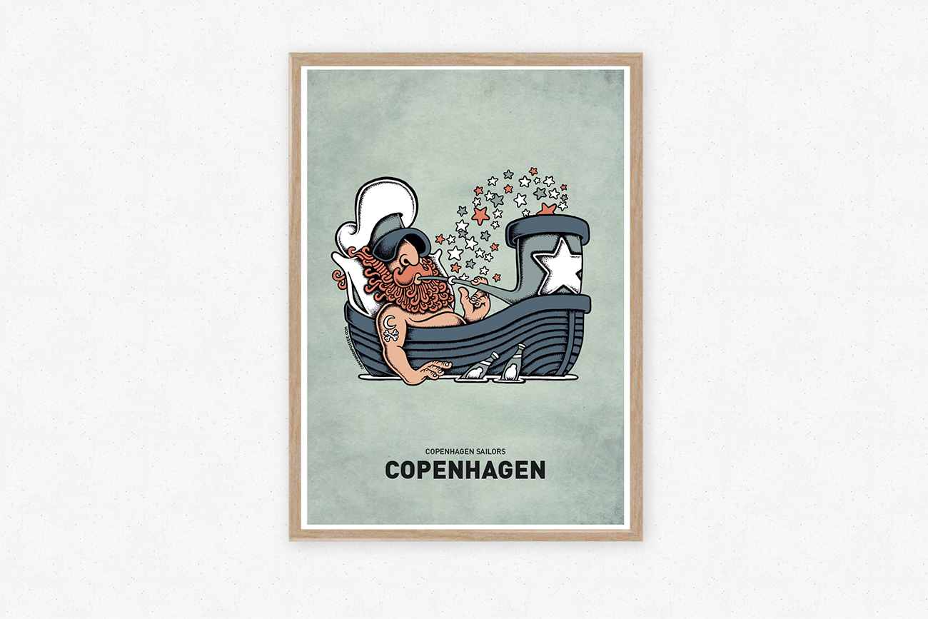 Plakat designet af Copenhagen Poster