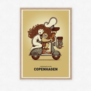 Plakat designet af Copenhagen Poster