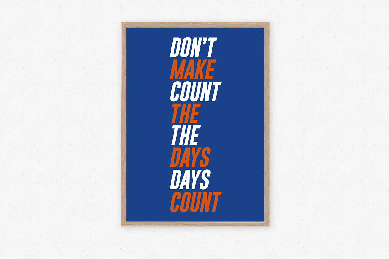 Plakat designet af Kristian Rasmussen