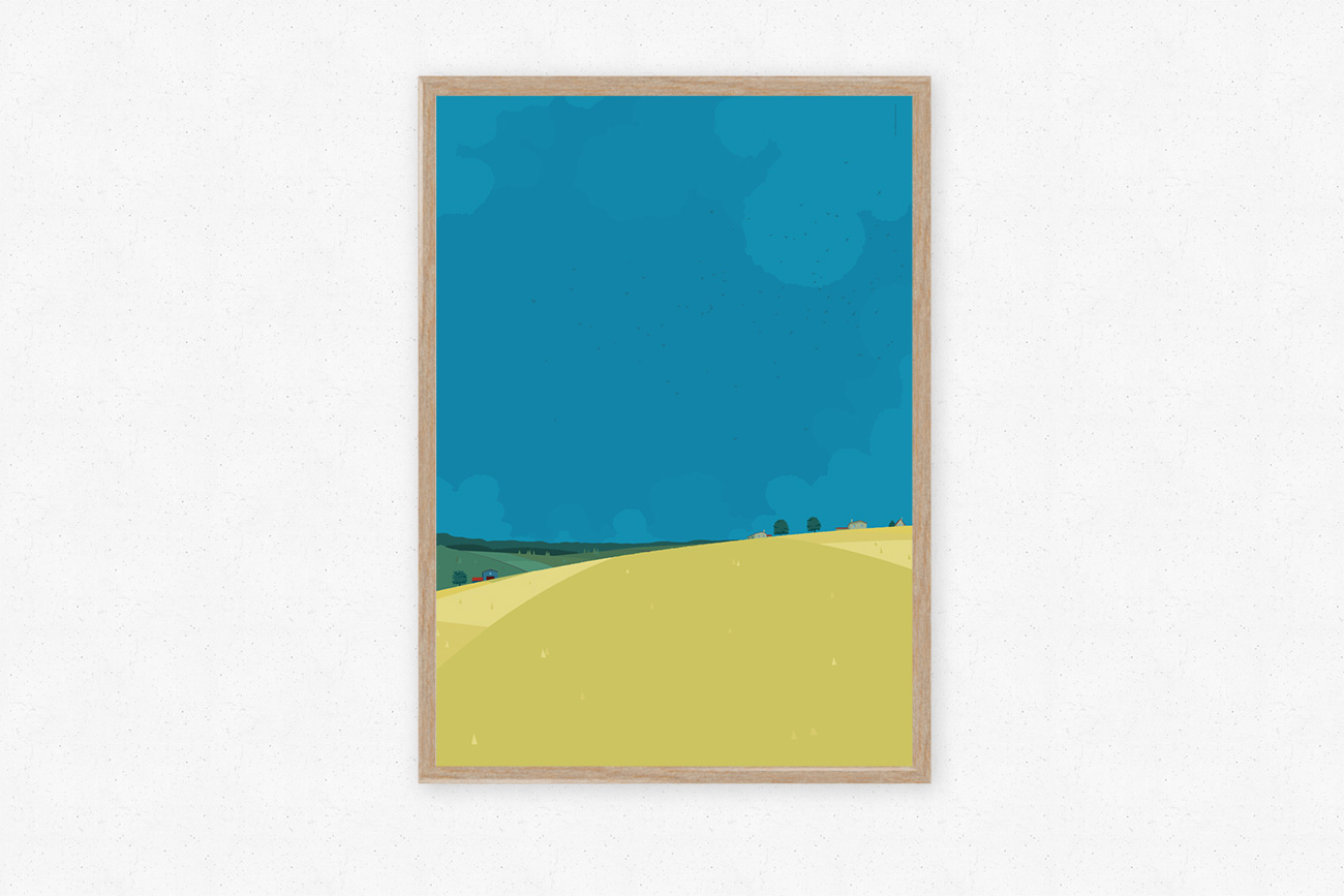 Plakat designet af Kristian Rasmussen